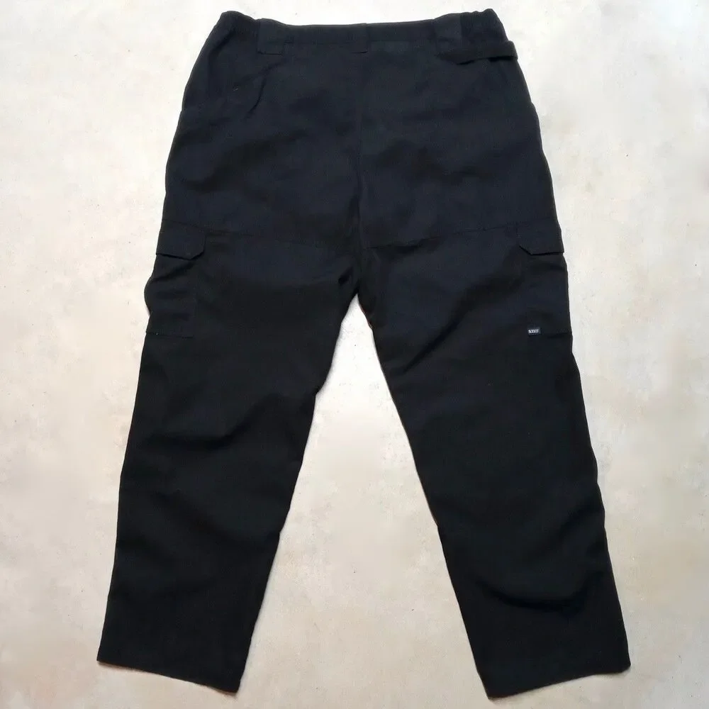 5.11 Tactical Taclite Pro Ripstop Pants Size 42x32 Military Cargo Black Work - Picture 3 of 8